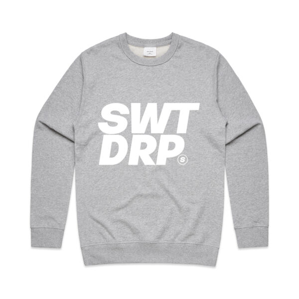 Block Print - White - AS Colour Mens United Crew  Thumbnail